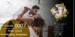 Pre Wedding Templates 12X18 - 0007